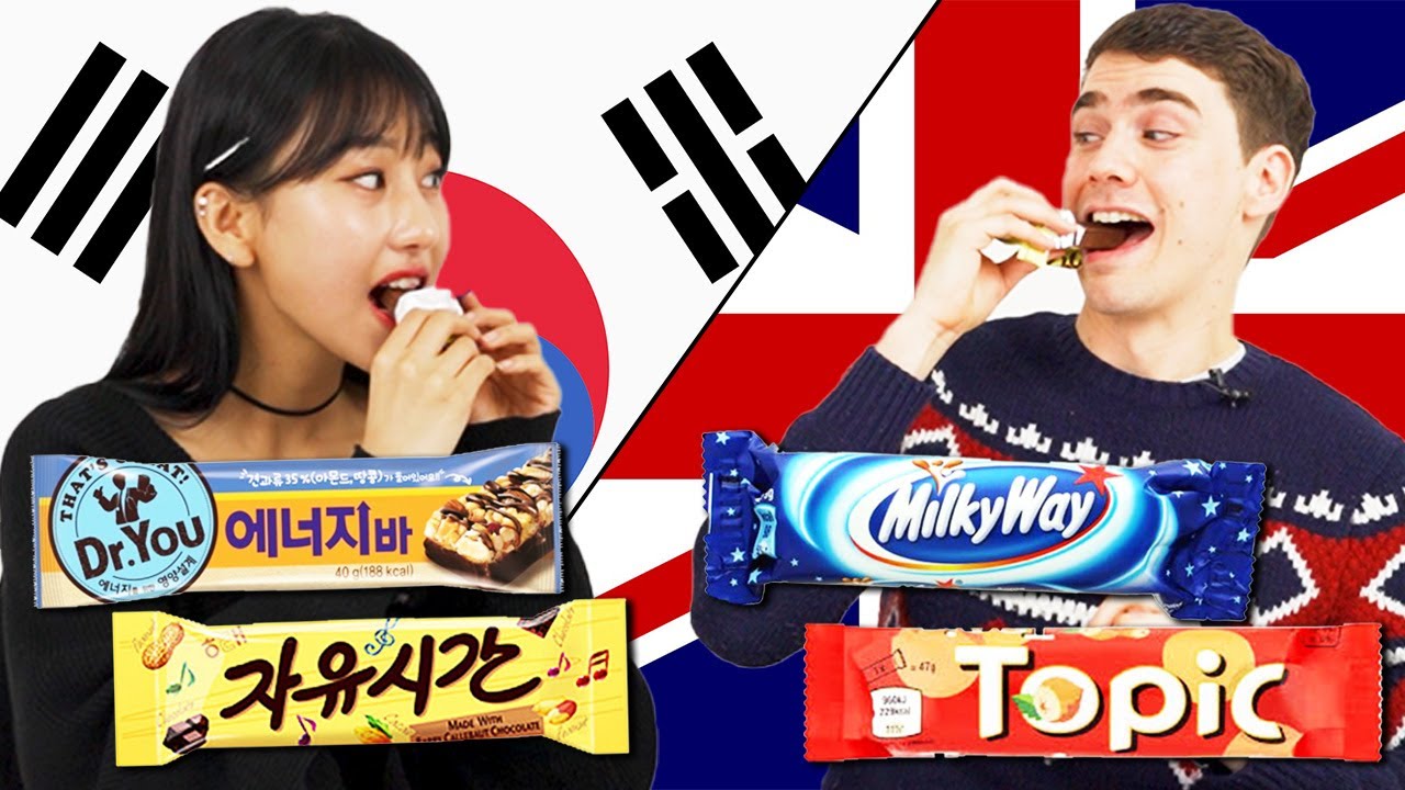 Korean & British People Swap Their Favorite Snacks!!