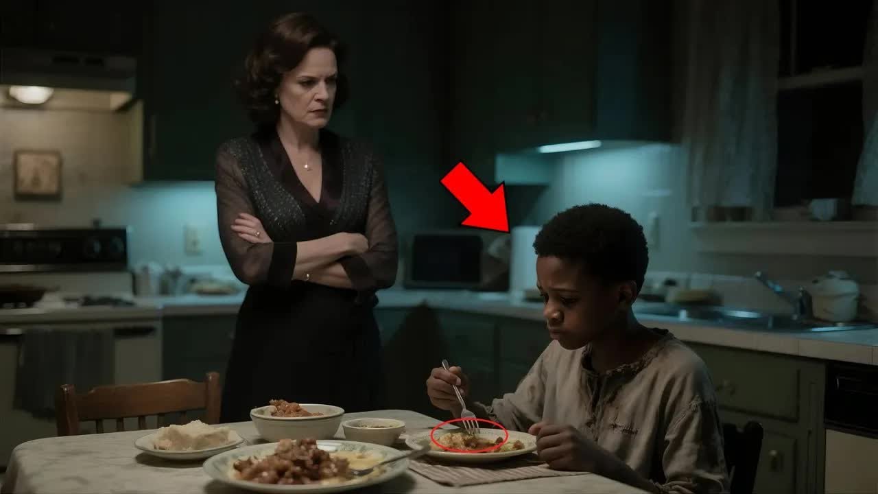 Cruel Stepmom Feeds Black Boy Trash — A Millionaire Sees and Refuses to Stay Silent!
