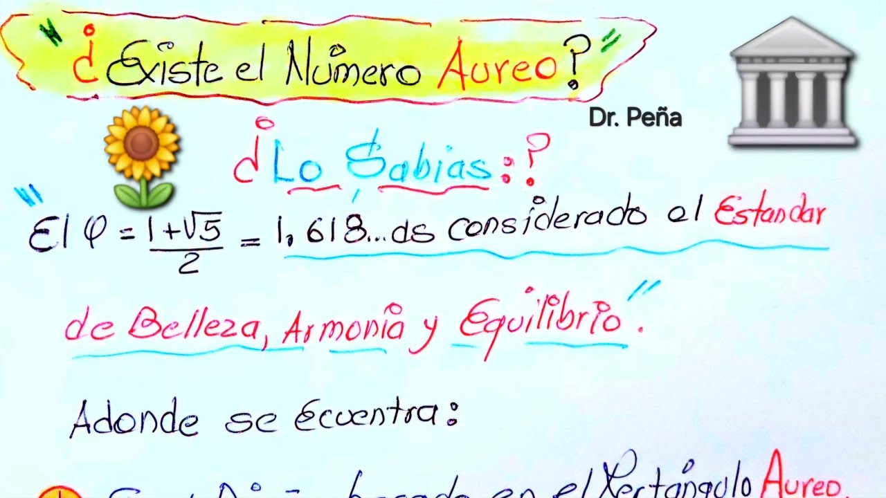 ¿En Realidad Existe el Número Aureo?