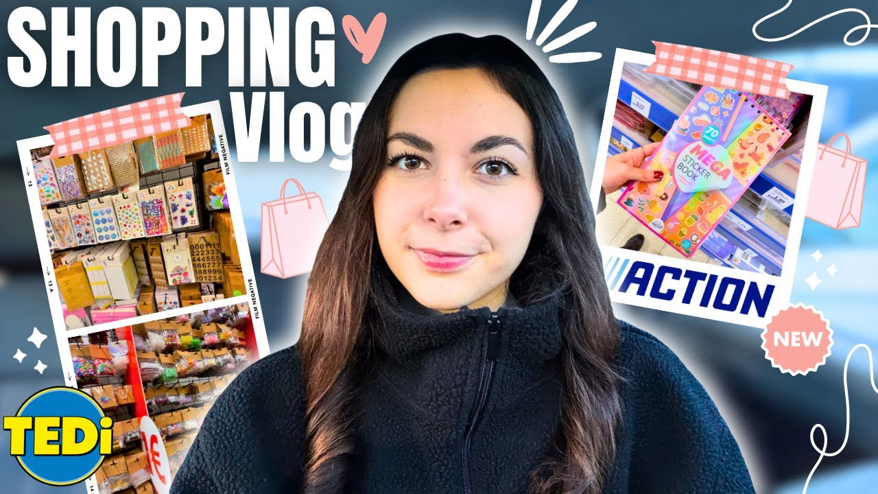 VLOG ZAKUPOWY 🛍️: Akcja + Tedi + Konkurs | Shescrapbook
