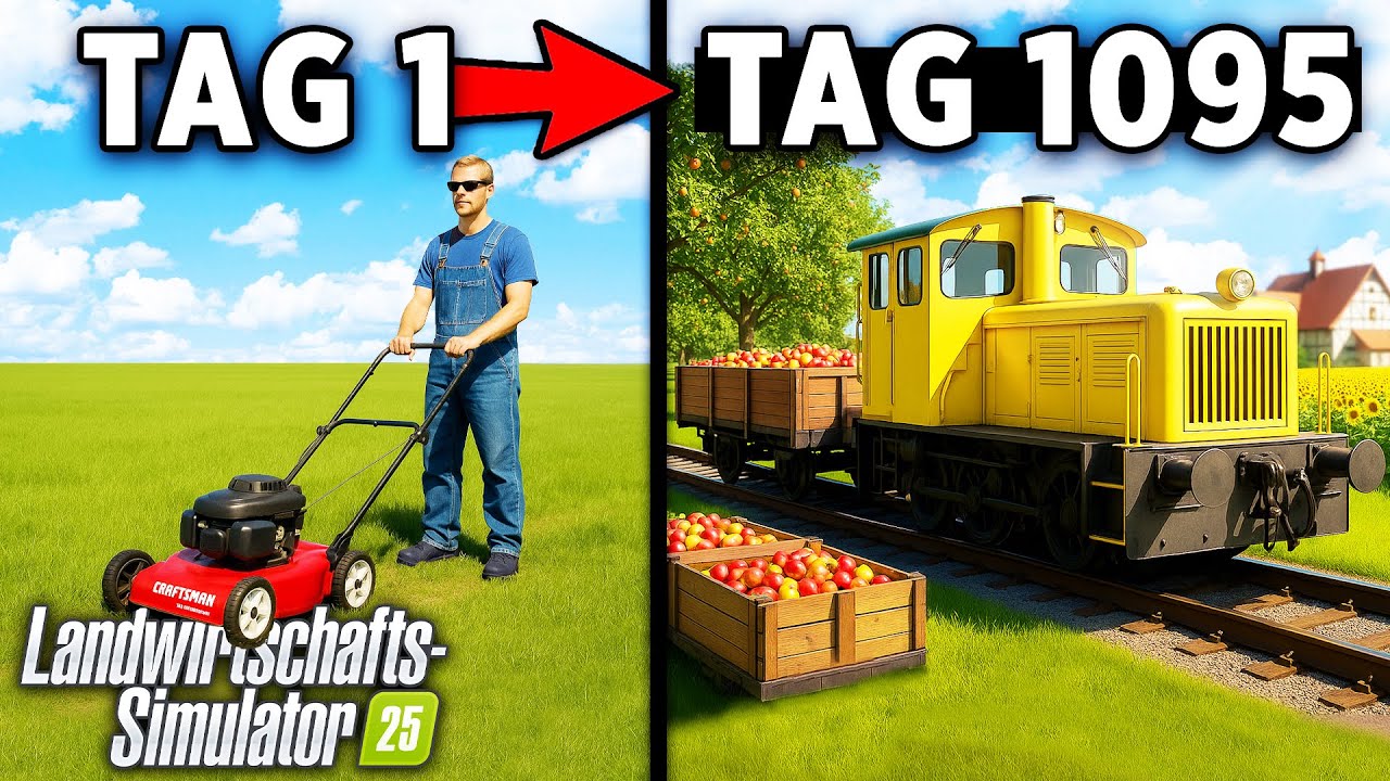 Ich habe 3 JAHRE damit verbracht, eine Farm auf einer FLACHEN KARTE zu bauen! Das ist passiert!?