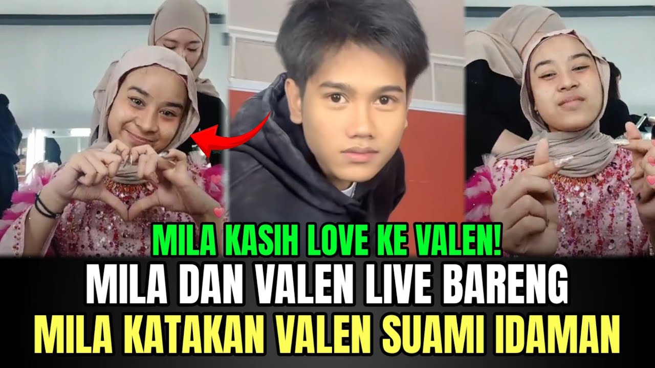 HEBOH! Mila dan Valen Live Bareng, Mila Katakan Valen Suami Idaman!