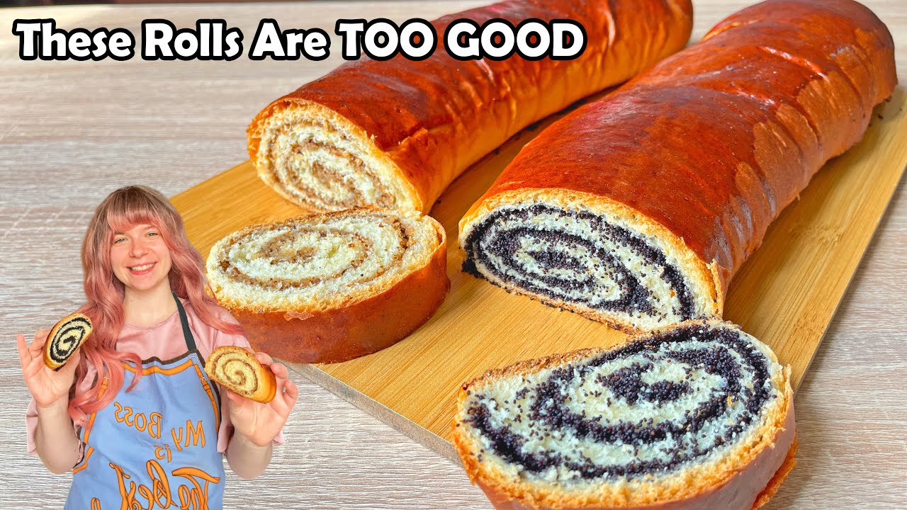 Why Didn't Bake This Earlier??! ~ Walnuts & Poppy Seed Rolls |Violet's Home Food