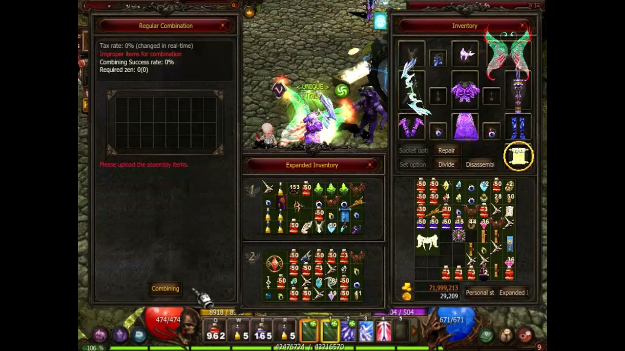 Creating Ancient Hero's Soul - MU Online