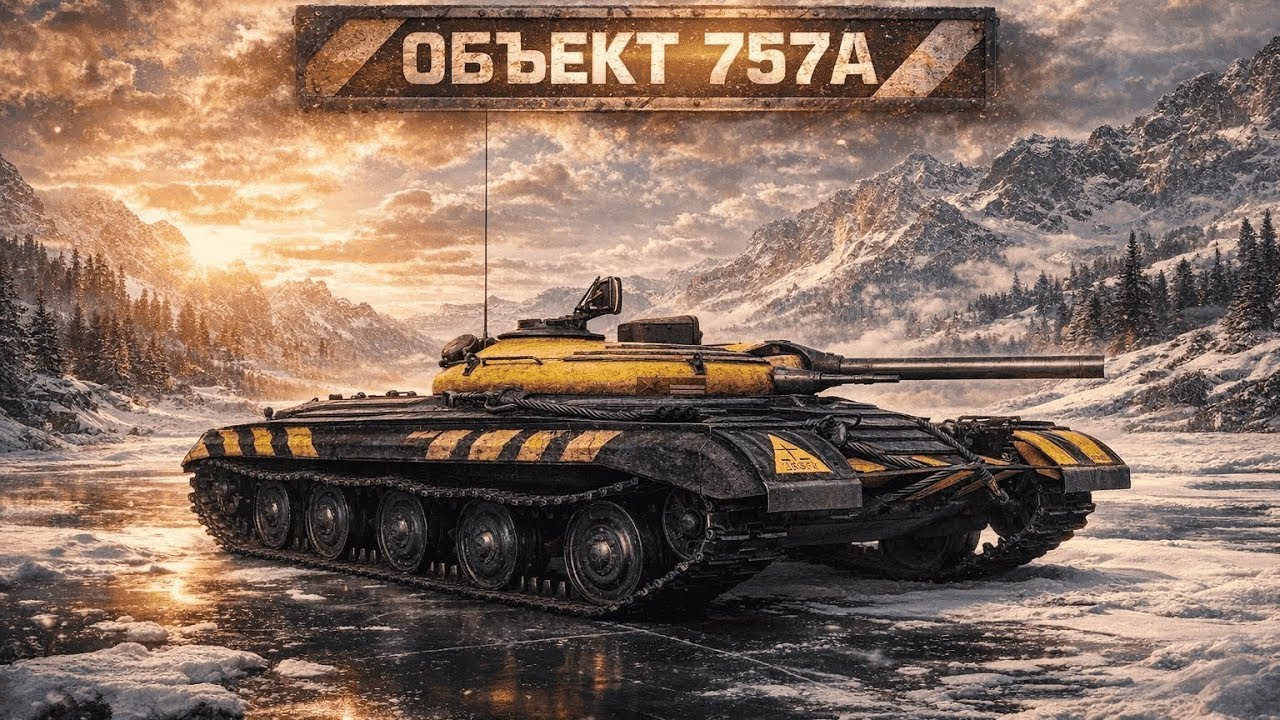 3 ОТМЕТКИ НА ЛУЧШЕЙ ПТ 9 ЛВЛ ОБ.757А! #миртанков #wot #wotblitz #игры