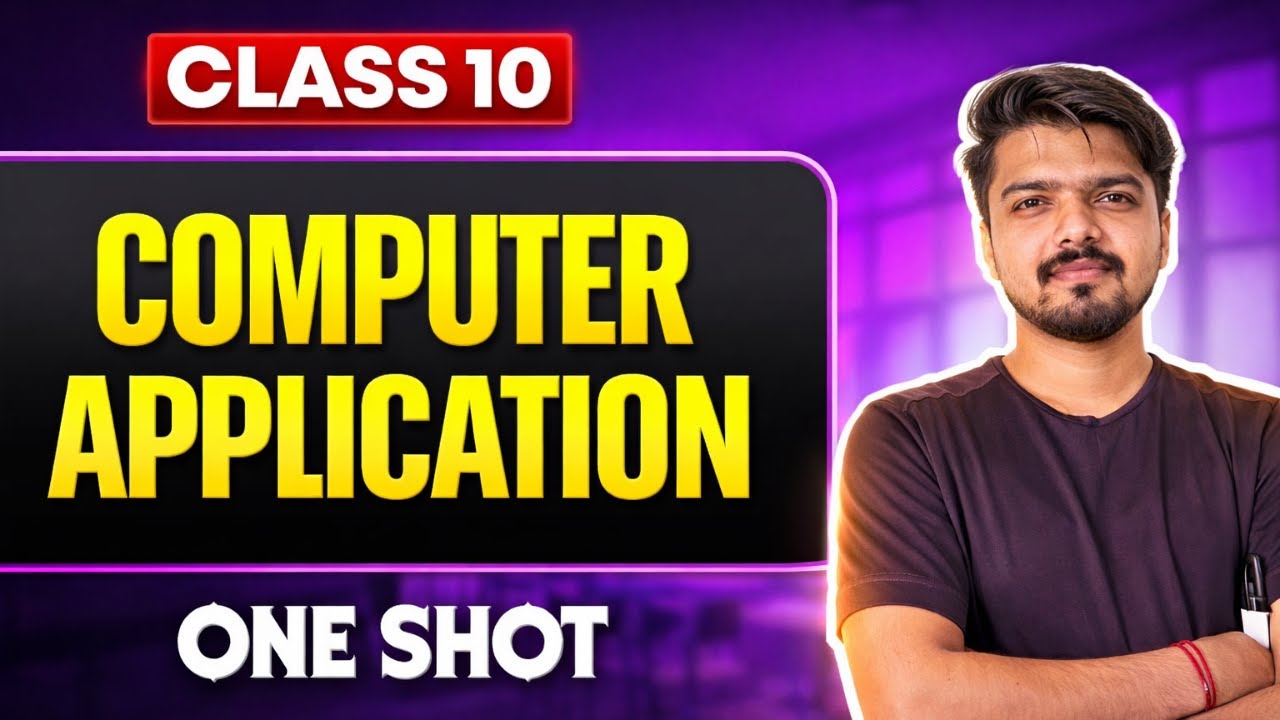 Final Revision Class 10 Computer Application code 165  One shot  | Live PYQs