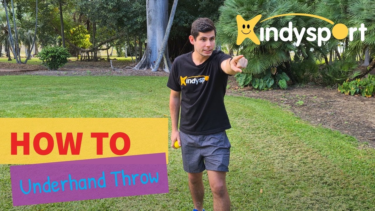 How to Throw Underarm for kids | Easy fundamental movement skills for preschoolers