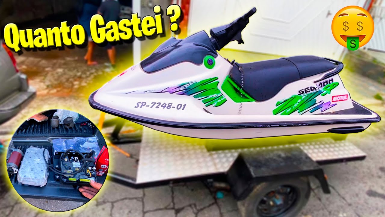 QUANTO CUSTOU PRA FAZER O MOTOR DO JETSKI SEADOO SP 720CC 2 TEMPOS!!!