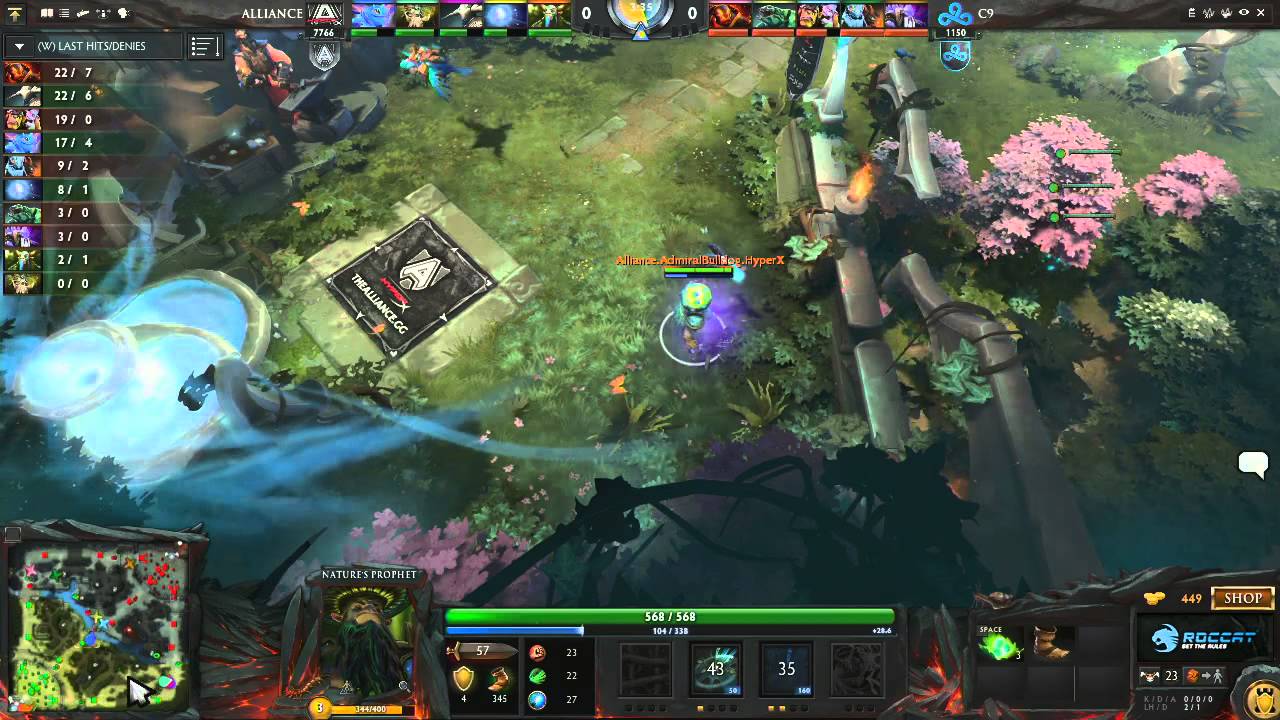 DreamLeague. Grand Final. Alliance vs Cloud9, bo5, game 1. 16.06.2014