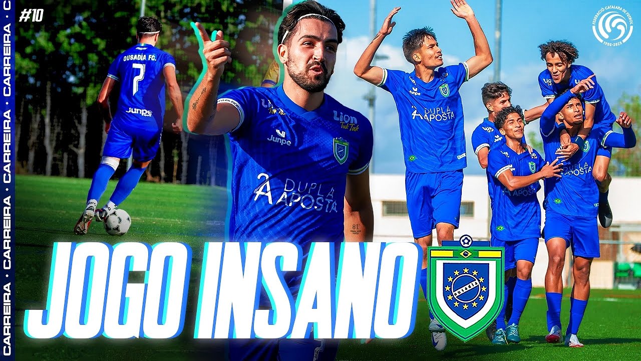 QUE JOGO INSANO, A 1ª VITÓRIA DO OUSADIA FC NA ULTIMA DIVISÃO! Modo Carreira #10