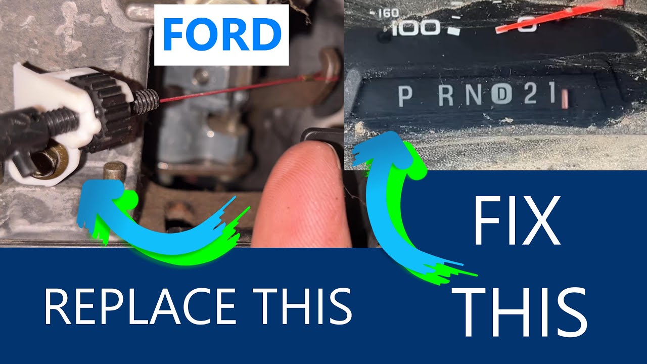 HOW TO Replace / Fix a Transmission PRNDL Indicator bracket on a F150 250 350 FORD Adjust Selector