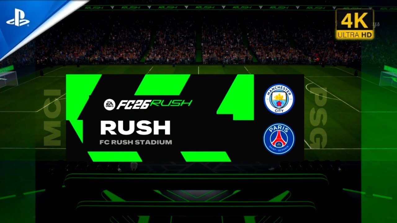FC 26 -  Man City vs PSG  Insane Rush Match! | PS5 Football Gameplay