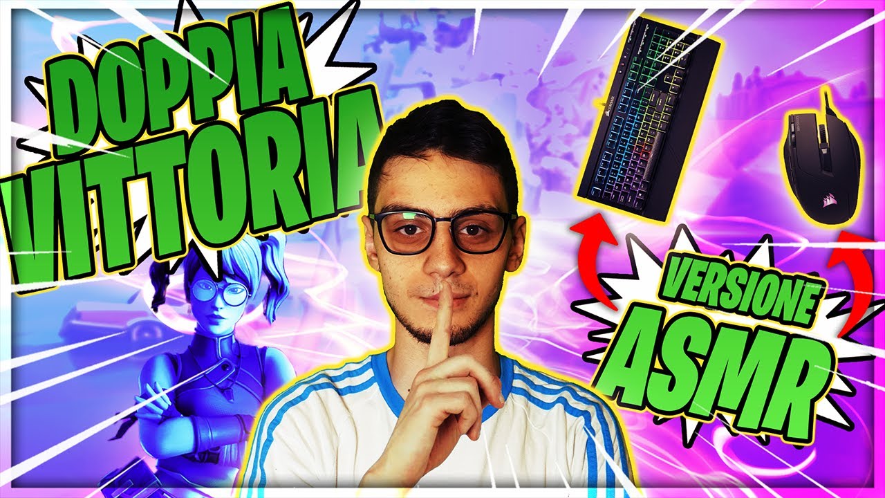 Doppia VITTORIA alla BUGHA CUP in versione ASMR (solo tastiera) 🤣! - FORTNITE