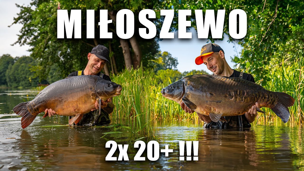 Sierpniowe Miłoszewo - Emil Krawczyk i Tomasz Szlachta na karpiowej zasiadce | 2x 20KG PLUS !!