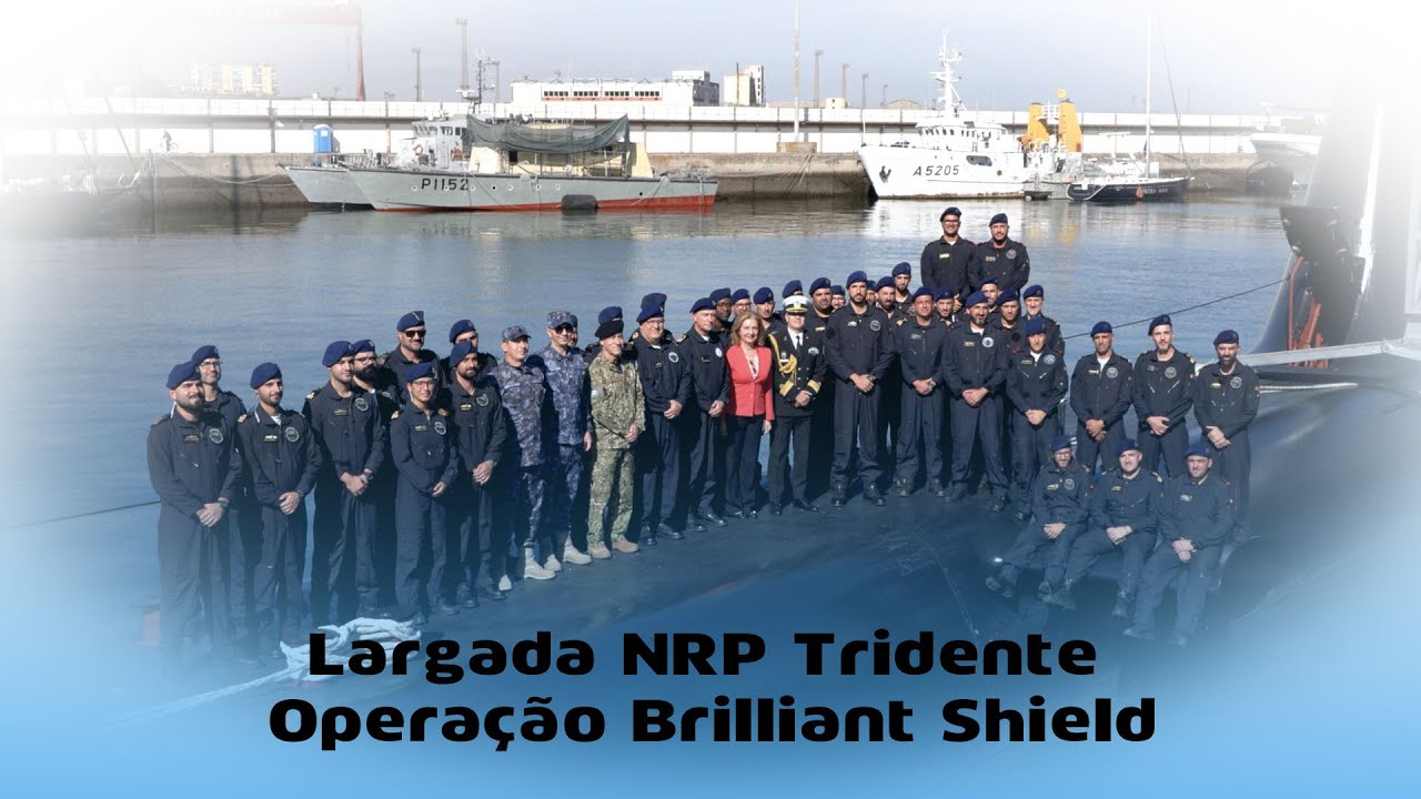Largada NRP Tridente Operação Brilliant Shield