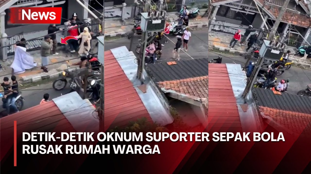 Viral! Puluhan Oknum The Jak Mania Rusak Rumah Warga Sukabumi usai Persija Kalah