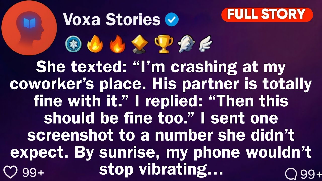 She Texted: “I'm Crashing At My Coworker's Place. His Partner Is Totally Fine With // Reddit Stories