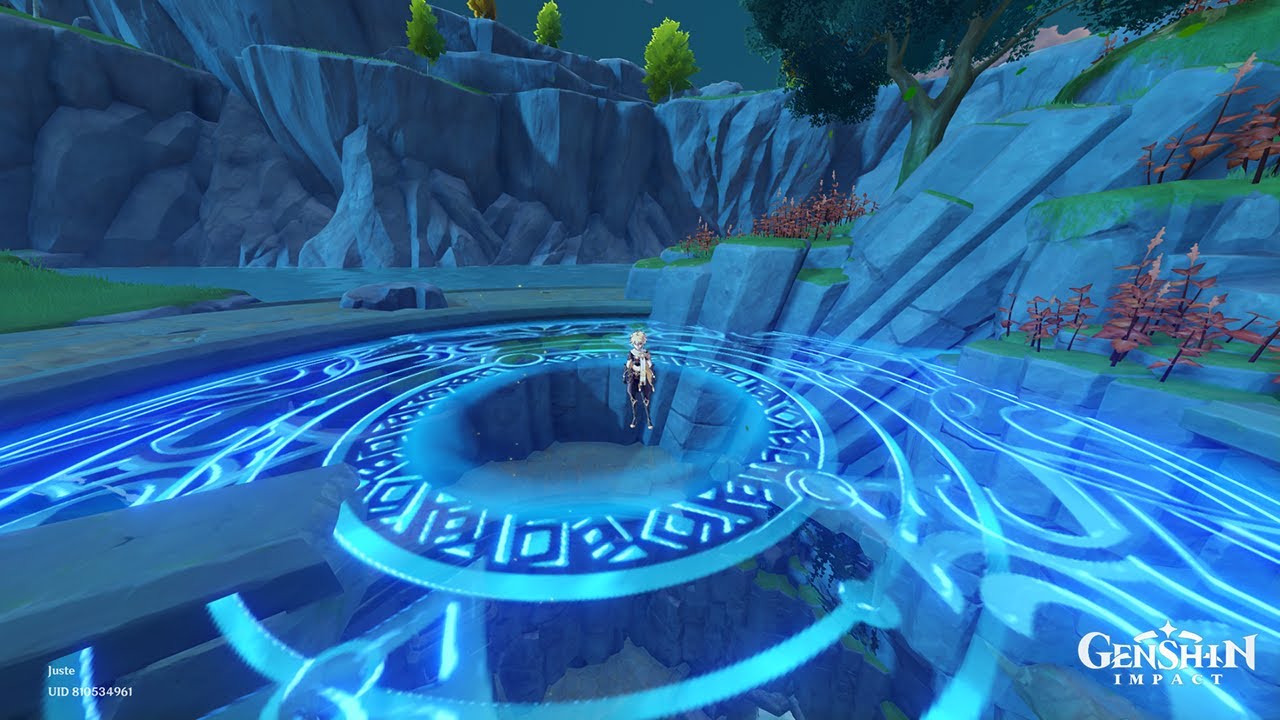 Genshin Impact - Secret Underground Passage - Ancient Stele
