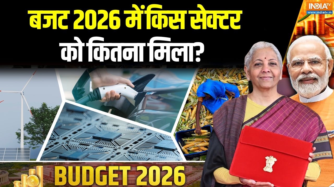 Union Budget 2026: बजट 2026 में किस सेक्टर को कितना मिला? | budget according to sectors | INDIA TV