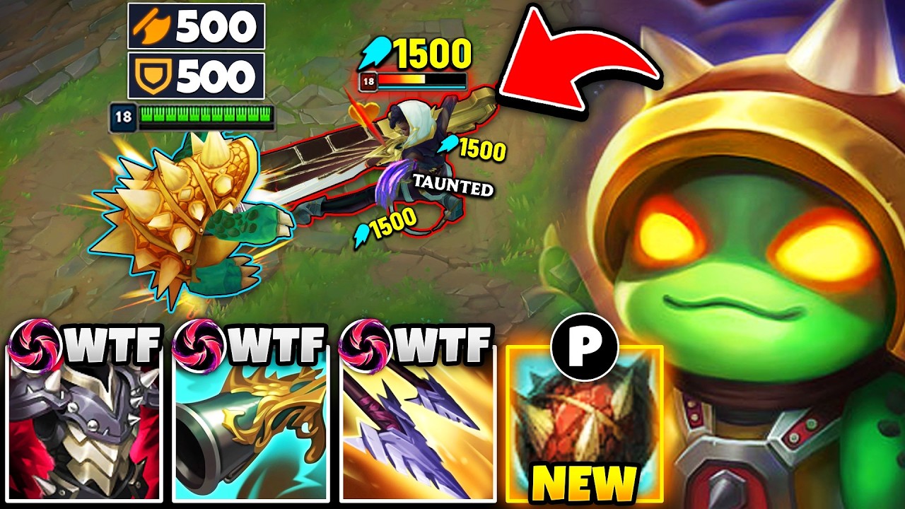 I invented a BROKEN Rammus build with his NEW passive (500+ ARMOR, 500+ AD)