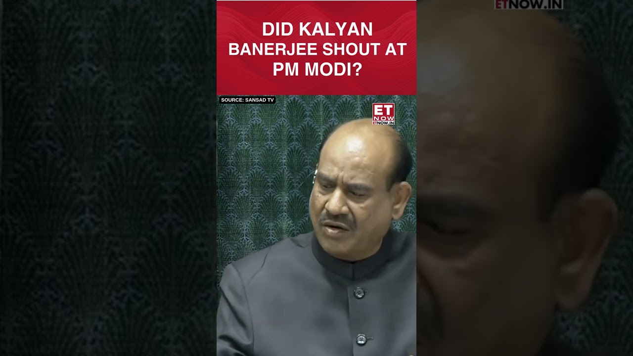 Did Kalyan Banerjee Shout At PM Modi? Lok Sabha Session Takes A Heated Turn | #etnow #kalyanbanerjee