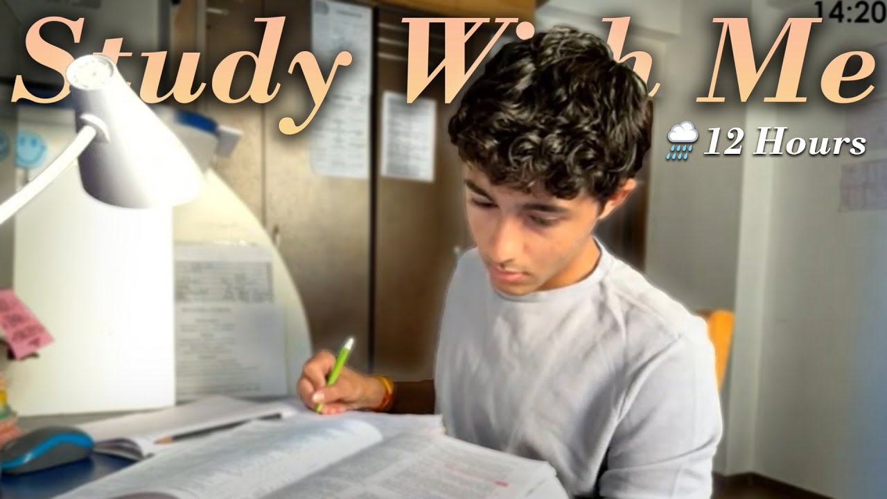 🍵 12 Hours Study With Me! / 💬chat in breaks
