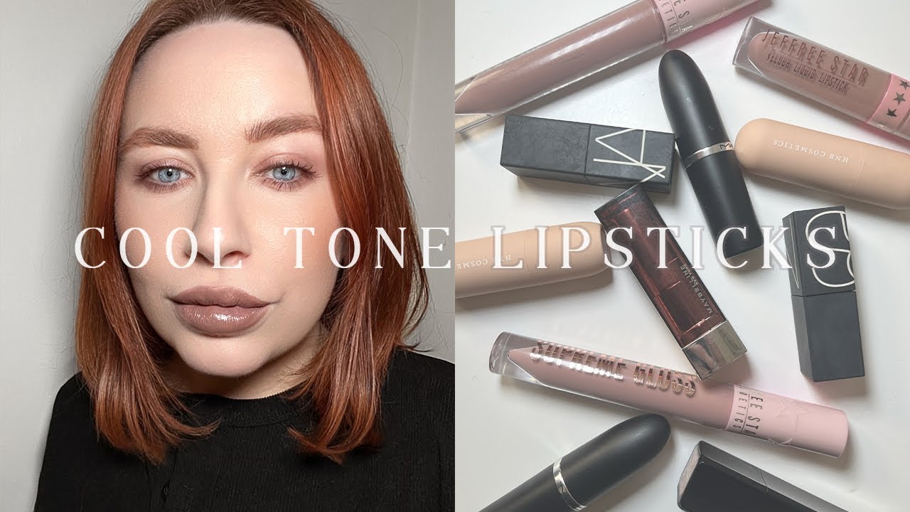 МОИ ЛЮБИМЫЕ ХОЛОДНЫЕ ПОМАДЫ ДЛЯ СВЕТЛОЙ КОЖИ | jeffree star, nars, mac, hnb cosmetics