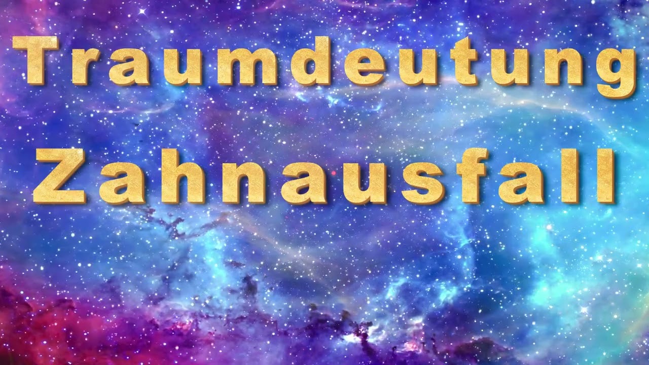 Traumdeutung Zahnausfall - Was bedeutet es von Zahnausfall zu tr&auml;umen?