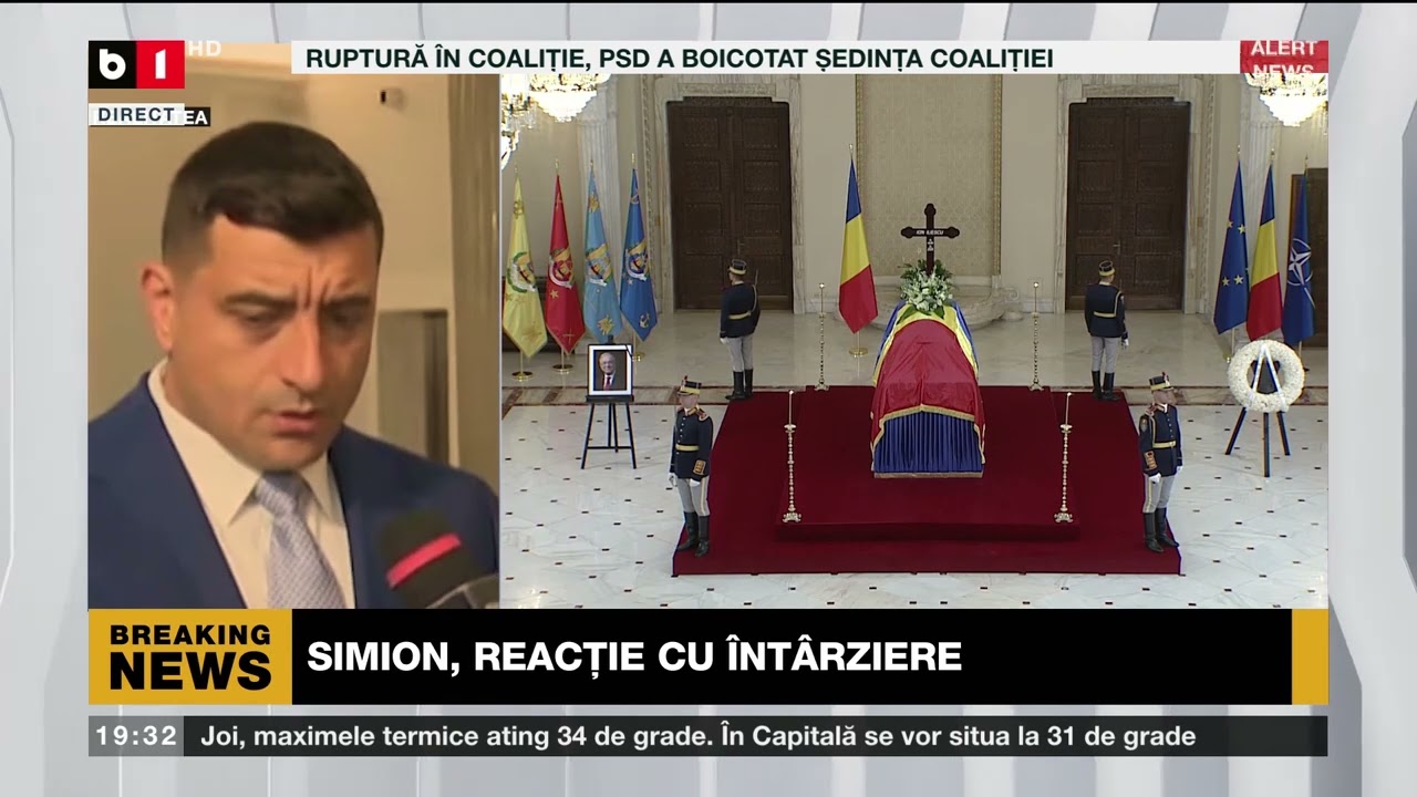 Ce mesaj a transmis George Simion după moartea lui Ion Iliescu_Știri B1TV_6 aug. 2025