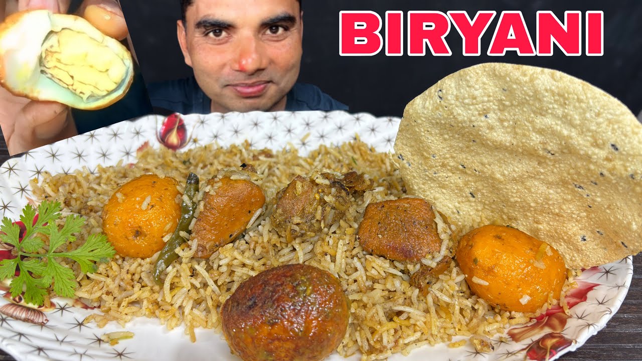 Chicken & Egg Biryani Mukbang 🤤 | Full Desi Taste | Masraf Eats