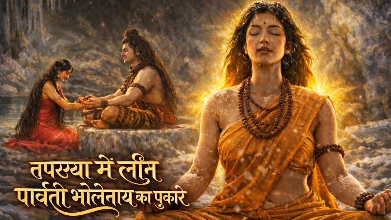 तपस्या में लीन पार्वती 🔱 भोलेनाथ को पुकारे | Shiv Parvati Bhajan | Har Har Mahadev