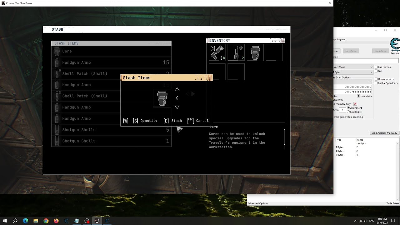Cronos The New Dawn - Cheat Item Quantity