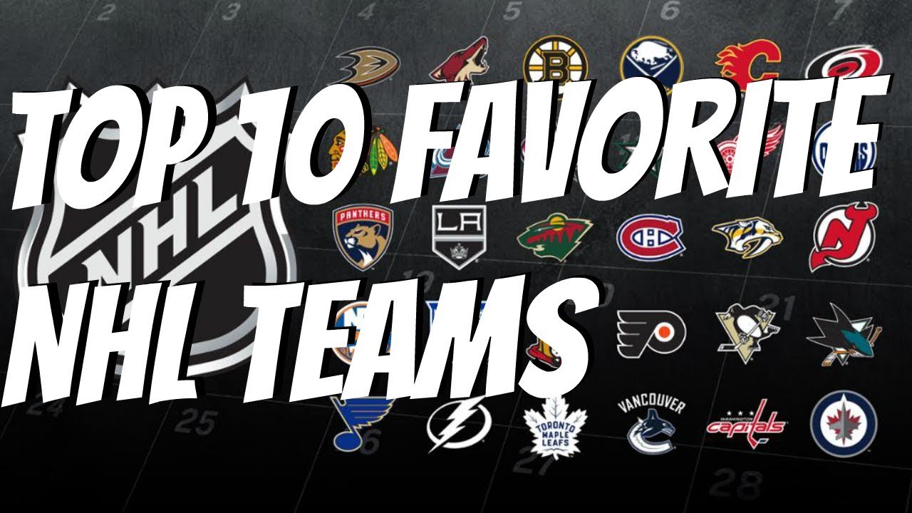 MY TOP 10 FAVORITE NHL TEAMS 10-1 | NHL | ARCADE REGIMENT