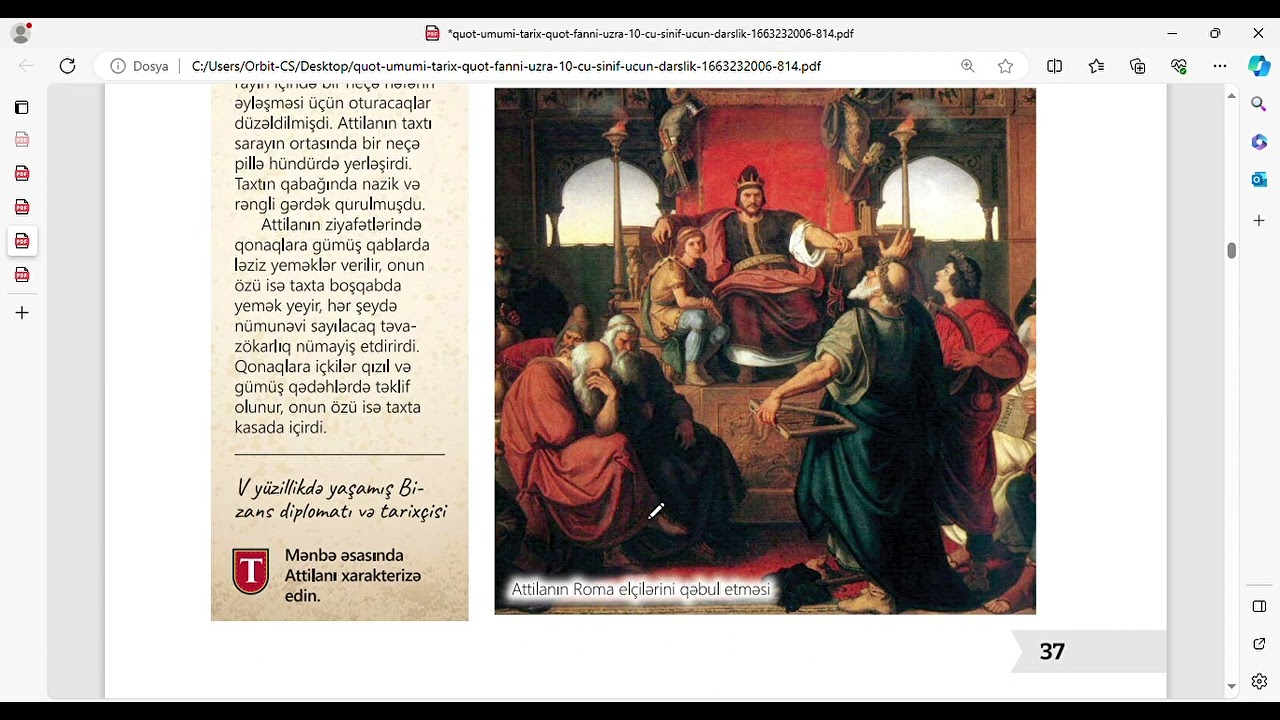 Avropa(Qərbi) Hun və Ağ Hun dövlətləri yeni kitablar əsasında izah