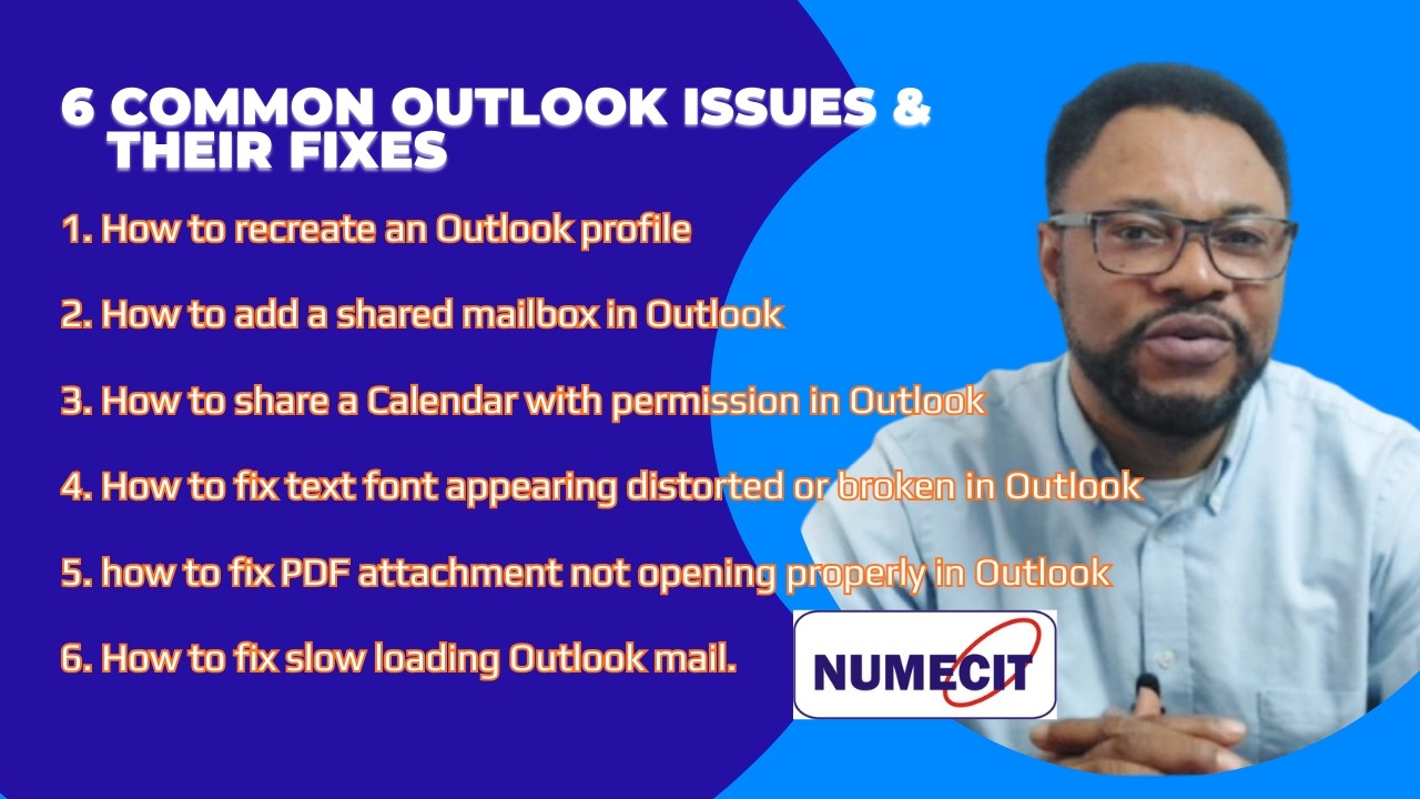 6 Common Outlook Issues & Their Fixes