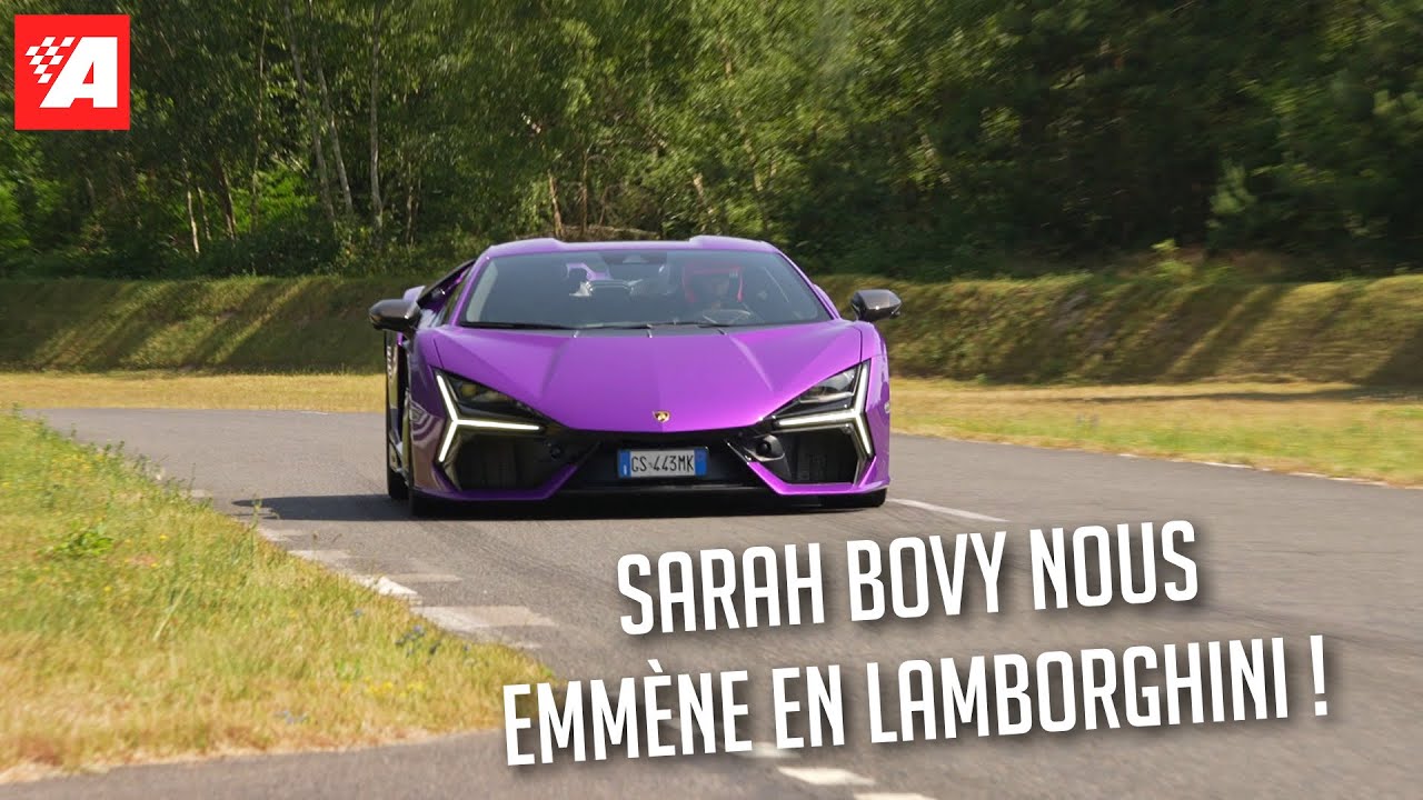 🔥 Sarah Bovy nous SATELLISE en Lamborghini Revuelto !