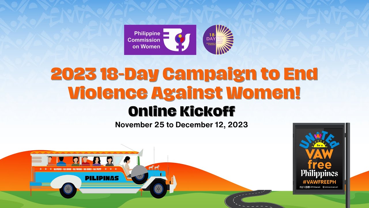 Live: 2023 18-Day Campaign to End Violence Against Women Online Kickoff