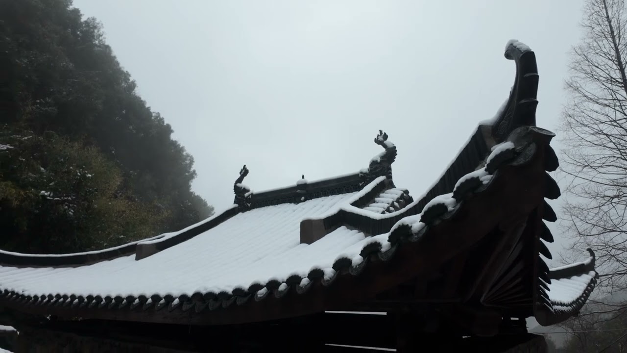 中国传统年俗一日游｜年猪仪式 + 天字古道徒步+偶遇江南雪山雪景 + 大桌年猪饭篝火晚会现场！