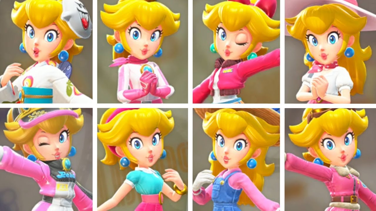 How to Unlock All Peach Costumes - Mario Kart World