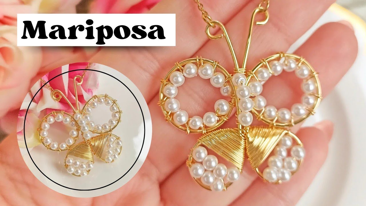 TUTORIAL Dije de MARIPOSA en Alambrismo 🦋✨