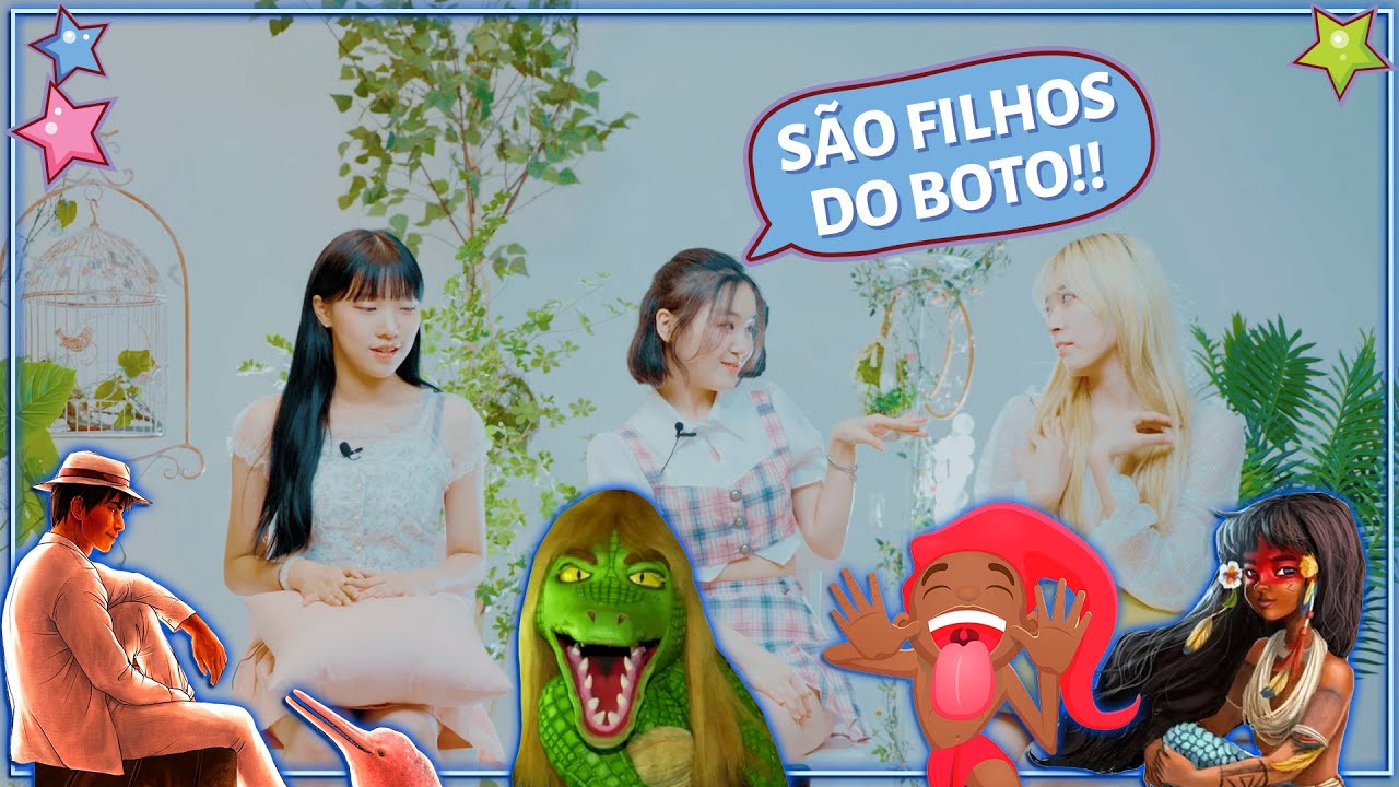 GRUPO COREANO REAGE A LENDAS DO FOLCLORE BRASILEIRO (COM HI CUTIE)