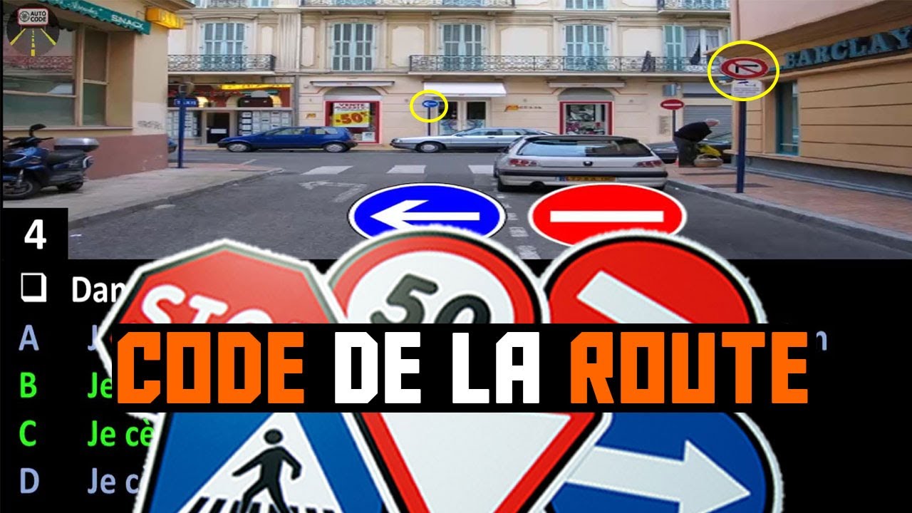 nouveau examen | Code de la Route 2020 | priorités de passage tests et cours pour le code 2020 #1
