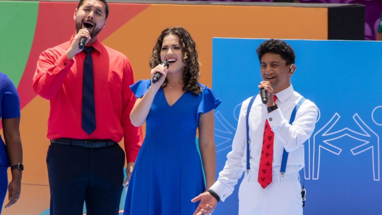 Voices of liberty - sings at the 2022 Special Olympics USA Games with Shawn Hinz