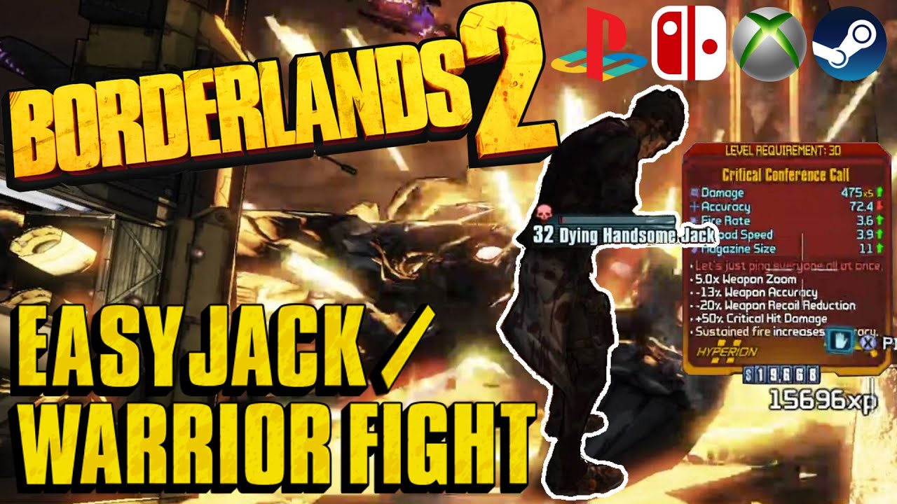 Easy and chill Handsome Jack Warrior final boss fight. Borderlands 2