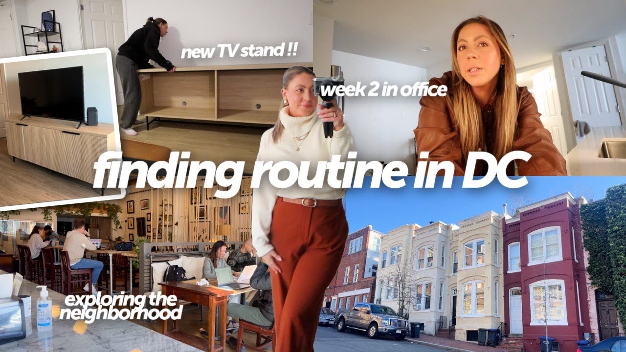 Моя вторая неделя в Вашингтоне: поиск привычного распорядка дня, новая тумба под телевизор, рабоч...