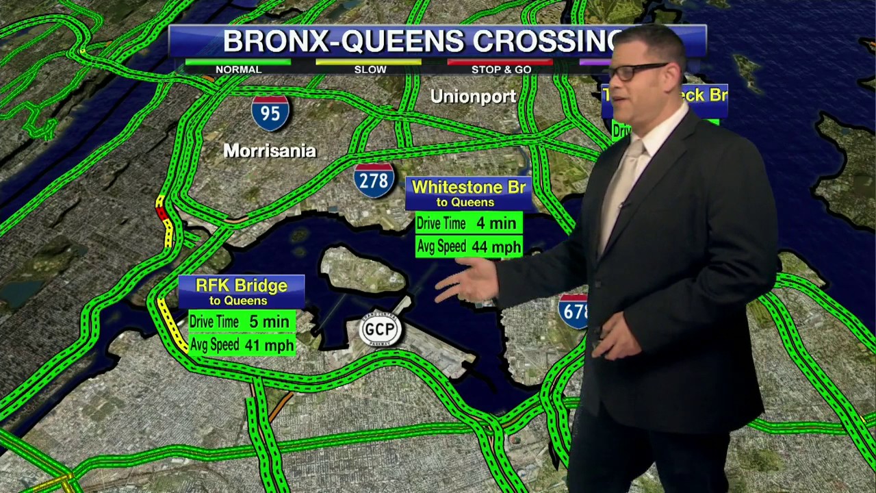 Ian Stark News 12 NYC Traffic Report - February 15, 2016