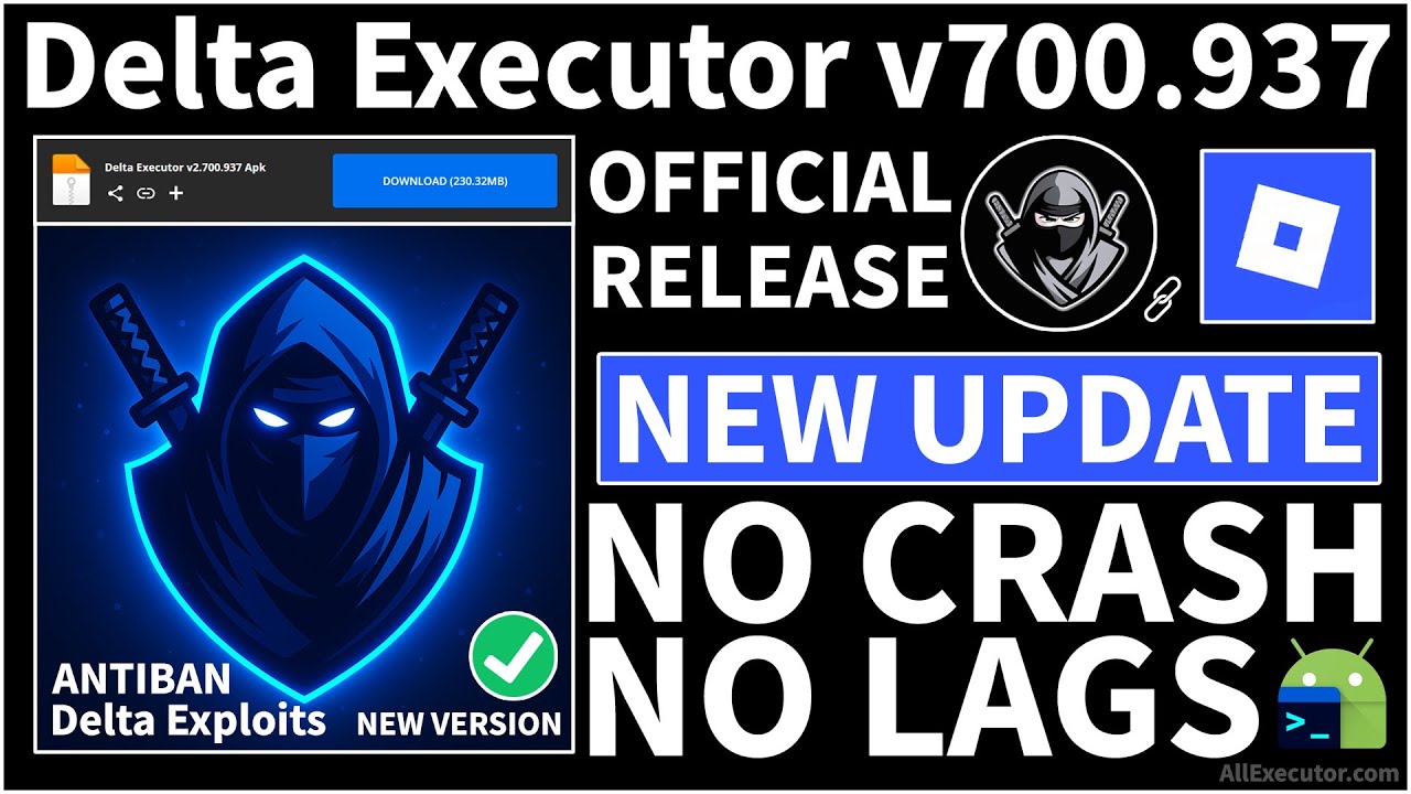[Новое обновление] Delta Executor v700.937 для Android | Лучшие эксплойты для Roblox Executor Del...