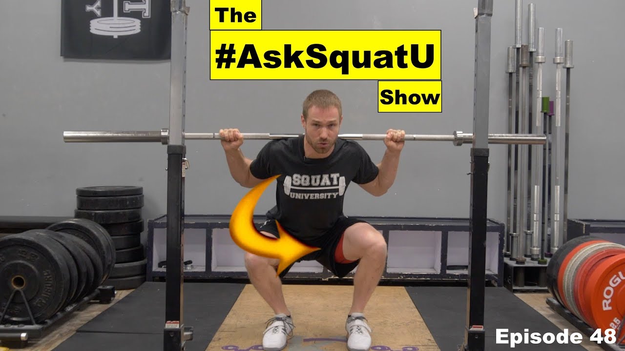 Fixing A Twist In Your Squat |#AskSquatU Show Ep. 48|