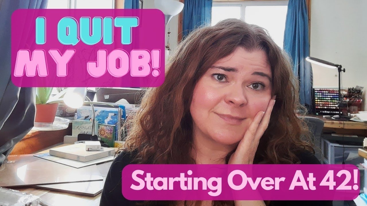 I quit my job to be an artist! Starting over at 42, Etsy, Chronic Illness.