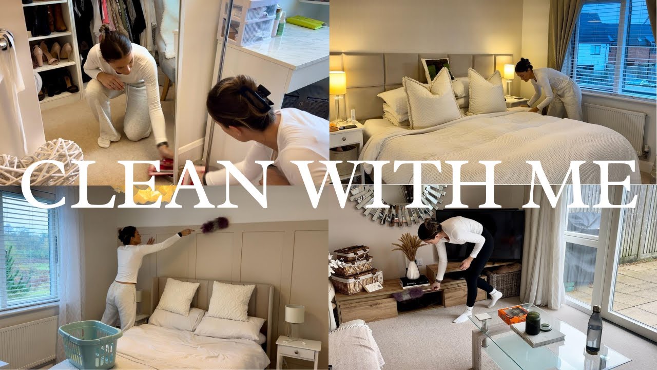 FALL CLEAN WITH ME  - Whole house clean with me & extreme cleaning motivation